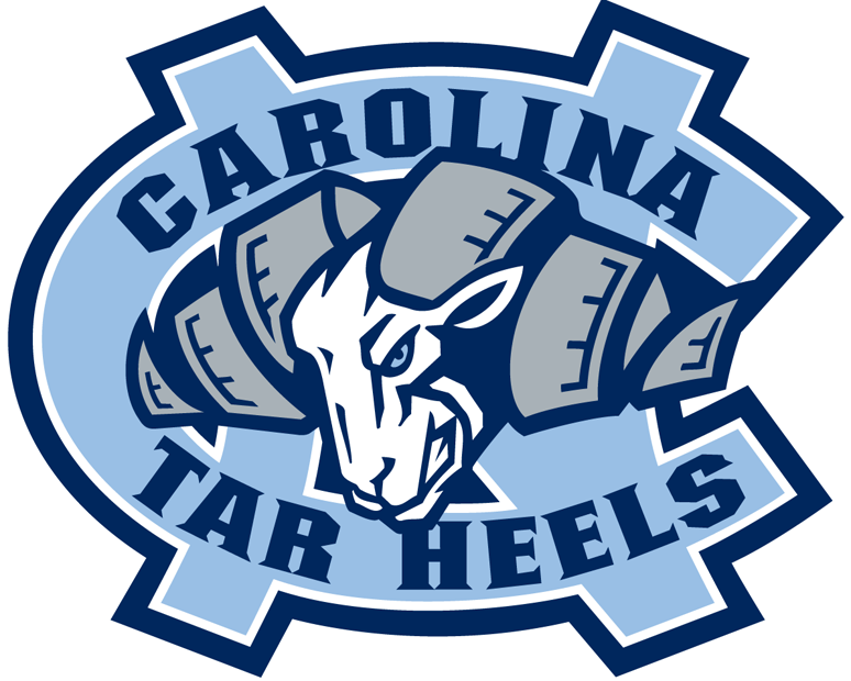 North Carolina Tar Heels 1999-2004 Primary Logo iron on transfers for fabric
